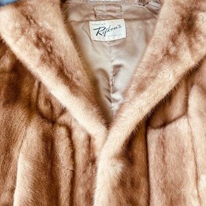 Vintage Mink Cropped Coat